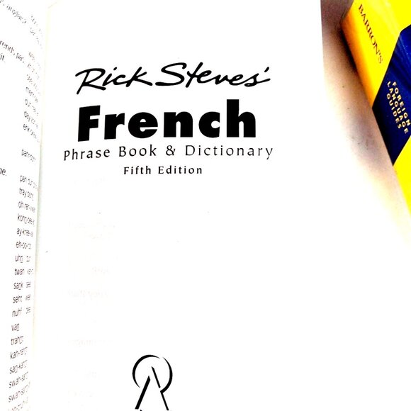 French-English Pocket Dictionary & Rick Steves French Phrases Both BooksLike New - Picture 9 of 16